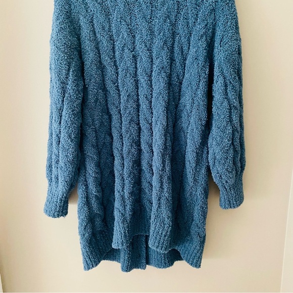 POL Long Button Up Cardigan Blue Sz Small - Picture 8 of 8